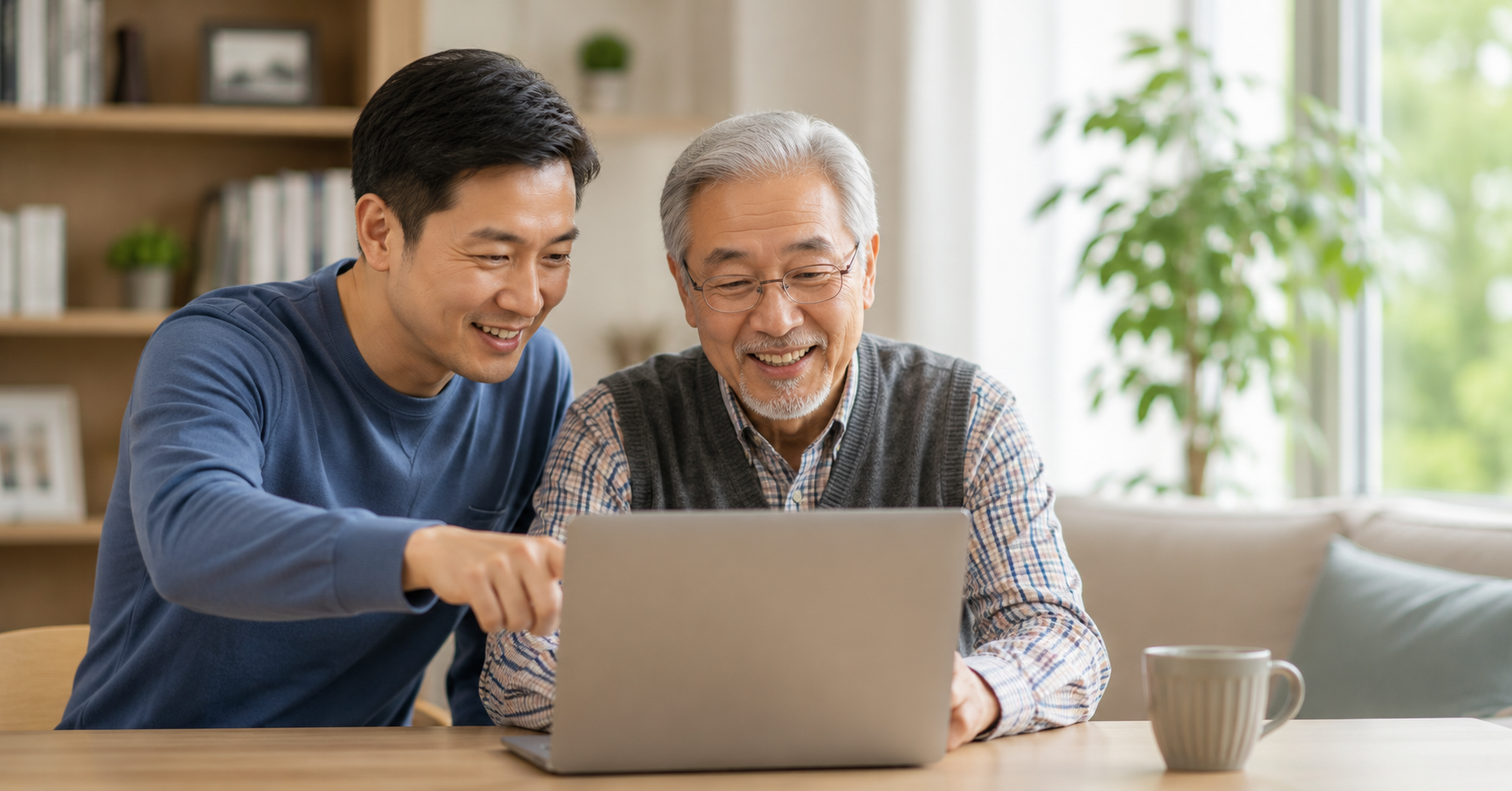 Caregiver supporting an elderly patient